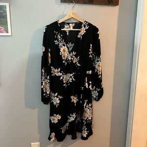 Floral dress.